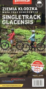 Okładka książki Ziemia Kłodzka - Mapa tras rowerowych wyd. 2023