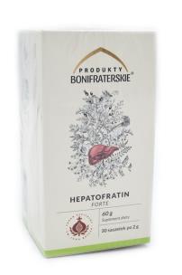 Zioła Bonifratrów Herbatka Hepatofratin na wątrobę 60g 30x2g. Producent: Produkty Bonifraterskie. Multiszop.pl Zdjęcie produktu Zioła Bonifratrów Herbatka Hepatofratin na wątrobę 60g 30x2g