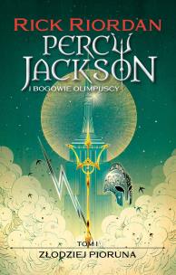 Złodziej pioruna. Percy Jackson i bogowie olimpijscy. Tom 1 wyd. 2024. Autor: Rick Riordan. Multiszop.pl Okładka książki Złodziej pioruna. Percy Jackson i bogowie olimpijscy. Tom 1 wyd. 2024