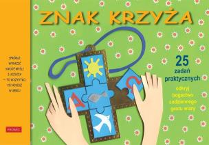 Znak krzyża. 25 zadań praktycznych. Autor: Laura Salvi. Multiszop.pl Okładka książki Znak krzyża. 25 zadań praktycznych