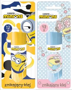 Znikający klej 12g Minionki. Wydawca: Beniamin. Multiszop.pl Opakowanie Znikający klej 12g Minionki