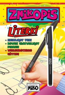 Znikopis. Literki. Autor: Wydawnictwo NIKO. Multiszop.pl Okładka książki Znikopis. Literki