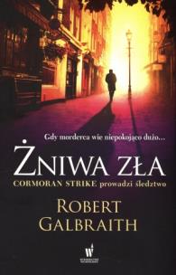 Żniwa zła - uszkodzone. Autor: Galbraith Robert. Multiszop.pl Okładka książki Żniwa zła - uszkodzone