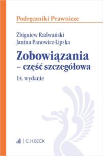 Okładka książki Zobowiązania - część szczegółowa wyd.14/2022