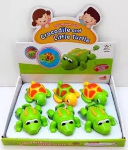 Opakowanie Żółw/krokodyl z napędem biega i pływa mix