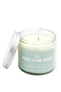 Zdjęcie produktu Zołza Świeca sojowa Wdech i, k*rwa wydech 250ml