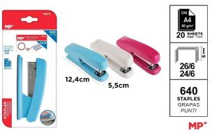 Opakowanie Zszywacz średni + zszywki 24/6 MIX