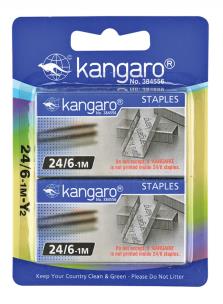 Opakowanie Zszywki No.24/6 Kanagro 2x1000 sztuk blister