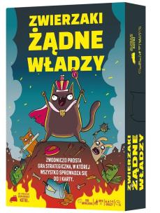 Zwierzaki żądne władzy REBEL. Wydawca: Rebel. Multiszop.pl Opakowanie Zwierzaki żądne władzy REBEL