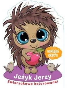 Zwierzakowe kolorowanki. Jeżyk Jerzy. Autor:   Praca zbiorowa. Multiszop.pl Okładka książki Zwierzakowe kolorowanki. Jeżyk Jerzy