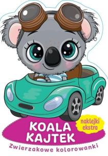 Zwierzakowe kolorowanki. Koala Kajtek. Autor:   Praca zbiorowa. Multiszop.pl Okładka książki Zwierzakowe kolorowanki. Koala Kajtek