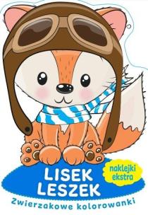 Zwierzakowe kolorowanki. Lisek Leszek. Autor:   Praca zbiorowa. Multiszop.pl Okładka książki Zwierzakowe kolorowanki. Lisek Leszek