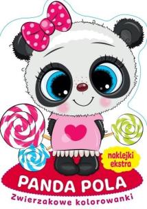 Zwierzakowe kolorowanki. Panda Pola. Autor:   Praca zbiorowa. Multiszop.pl Okładka książki Zwierzakowe kolorowanki. Panda Pola