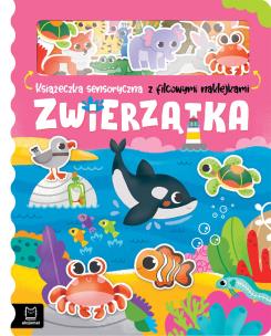 Zwierzątka. Książeczka sensoryczna z filcowymi naklejkami. Autor: Michalec Bogusław. Multiszop.pl Okładka książki Zwierzątka. Książeczka sensoryczna z filcowymi naklejkami