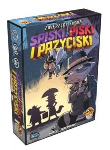 Zwierzęcy front: Spiski, piski i przyciski. Wydawca: Lucky Duck Games Polska. Multiszop.pl Opakowanie Zwierzęcy front: Spiski, piski i przyciski