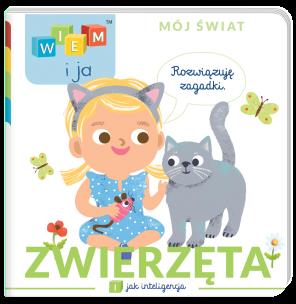 Zwierzęta. I jak Inteligencja. Wiem i ja. Mój świat. Autor: Opracowanie zbiorowe. Multiszop.pl Okładka książki Zwierzęta. I jak Inteligencja. Wiem i ja. Mój świat