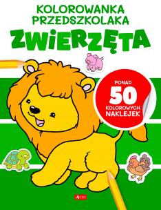 Zwierzęta. Kolorowanka przedszkolaka. Autor: Opracowanie zbiorowe. Multiszop.pl Okładka książki Zwierzęta. Kolorowanka przedszkolaka