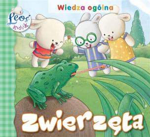 Zwierzęta. Królik Leoś. Autor: Opracowanie zbiorowe. Multiszop.pl Okładka książki Zwierzęta. Królik Leoś