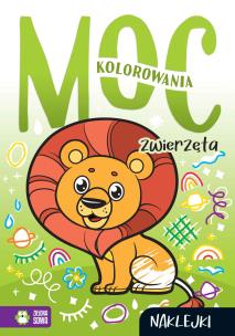 Okładka książki Zwierzęta. Moc kolorowania