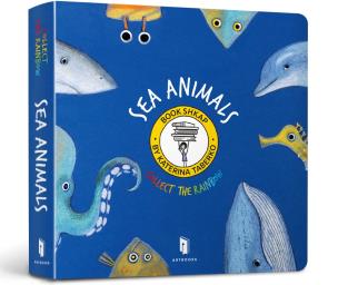 Zwierzęta morskie / Sea Animals (wersja agnielska). Autor: Taberko Katya. Multiszop.pl Okładka książki Zwierzęta morskie / Sea Animals (wersja agnielska)