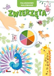 Okładka książki Zwierzęta. Paluszkowe malowanie