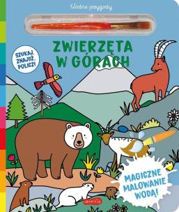 Zwierzęta w górach. Akademia mądrego dziecka. Wodne przygody. Autor: Opracowanie zbiorowe. Multiszop.pl Okładka książki Zwierzęta w górach. Akademia mądrego dziecka. Wodne przygody