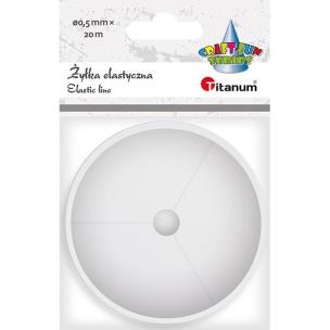 Opakowanie Żyłka silikonowa elastyczna 0,5mm 20m