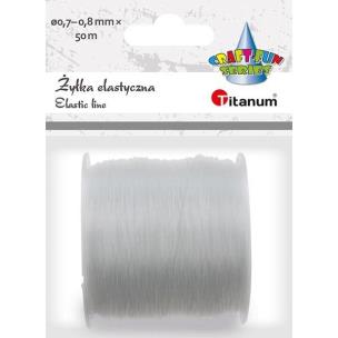 Opakowanie Żyłka silikonowa elastyczna 0,7-0,8mm 50m