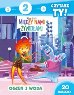 1, 2, 3, czytasz ty! Poziom 2. Ogień i woda.  Disney Pixar Między nami żywiołami. Autor: Lekan Elżbieta. Multiszop.pl Okładka książki 1, 2, 3, czytasz ty! Poziom 2. Ogień i woda.  Disney Pixar Między nami żywiołami