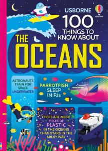 Okładka książki 100 Things to Know About the Oceans wer. angielska