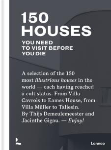 150 Houses You Need to Visit Before You Die wer. angielska. Autor: Thijs Demeulemeester. Multiszop.pl Okładka książki 150 Houses You Need to Visit Before You Die wer. angielska