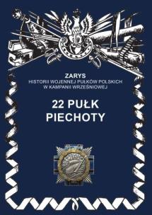 Okładka książki 22 pułk piechoty