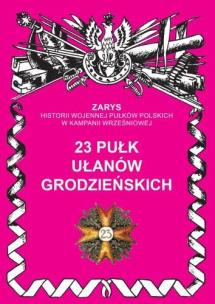 Okładka książki 23 pułk ułanów grodzieńskich