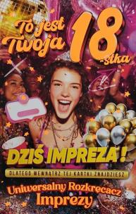 Opakowanie 275 Karnet JCX na 18 urodziny dla dziewzyny z...