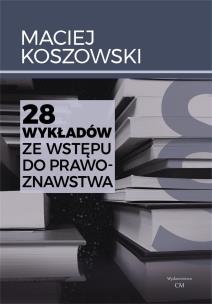 Okładka książki 28 wykładów ze wstępu do prawoznawstwa