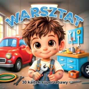 Okładka książki 30 kartek super zabawy. Warsztat