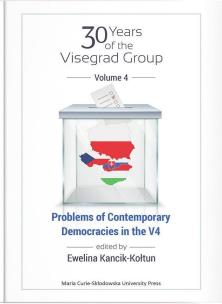 Okładka książki 30 years of the Visegrad Group. Volume 4: Problems of Contemporary Democracies in V4
