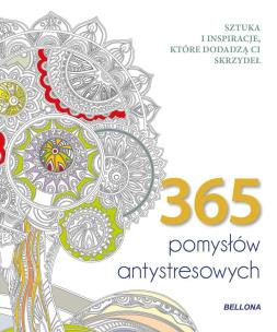 Okładka książki 365 pomysłów antystresowych (kolorowanka)