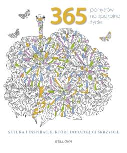 Okładka książki 365 pomysłów na spokojne życie (kolorowanka)