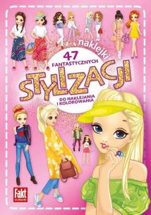Okładka książki 47 fantastycznych stylizacji. do naklejania..