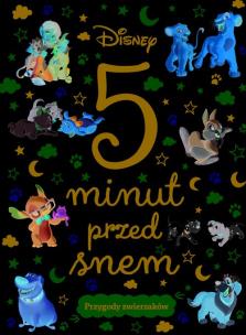 Okładka książki 5 minut przed snem. Przygody zwierzaków. Disney