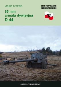 Okładka książki 85 mm armata dywizyjne D-44