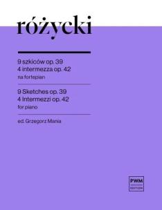 Okładka książki 9 szkiców op. 39 i 4 intermezza op.42