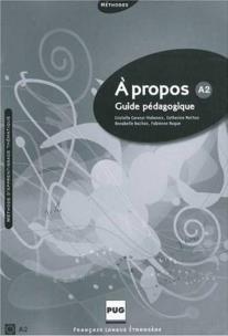 Okładka książki A propos A2 przewodnik metodyczny
