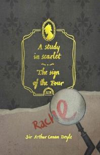 Okładka książki A Study in Scarlet & The Sign of the Four. Wordsworth Collector's Editions wer. angielska
