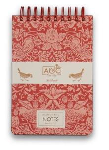 Opakowanie ACS William Morris Kołonotatnik A5 TW Strawberry