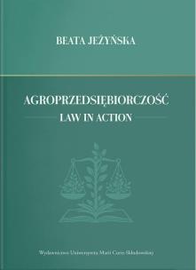 Okładka książki Agroprzedsiębiorczość. Law in Action