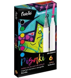 Opakowanie Airbrush markery wymienne 6 kolorów