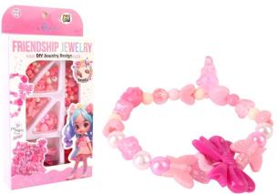 Opakowanie Akademia mody bransoletki przyjaźni róż