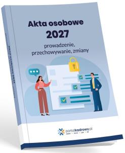 Opakowanie Akta osobowe 2027 prowadzenie, przechowywanie...